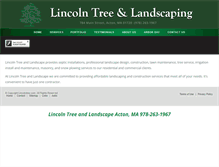 Tablet Screenshot of lincolntree.com